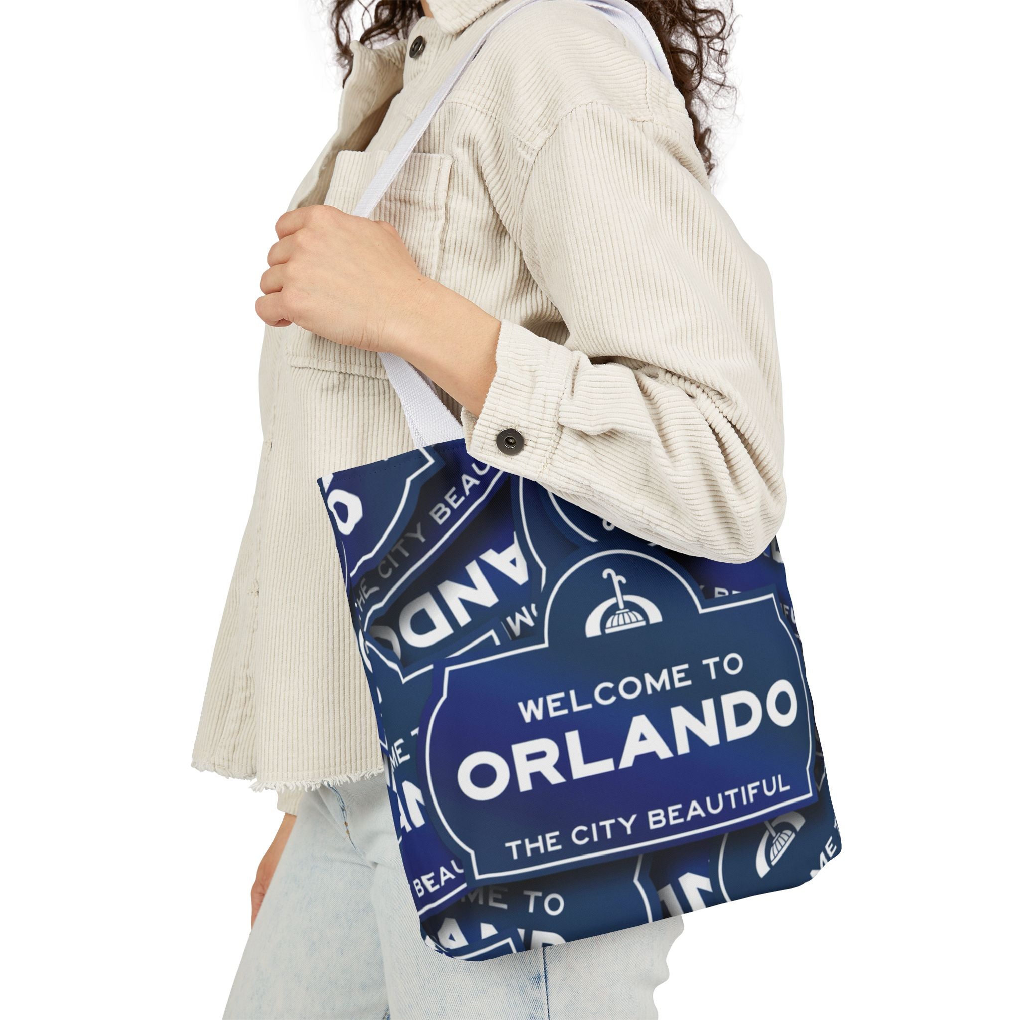 Orlando Welcome Sign Canvas Tote