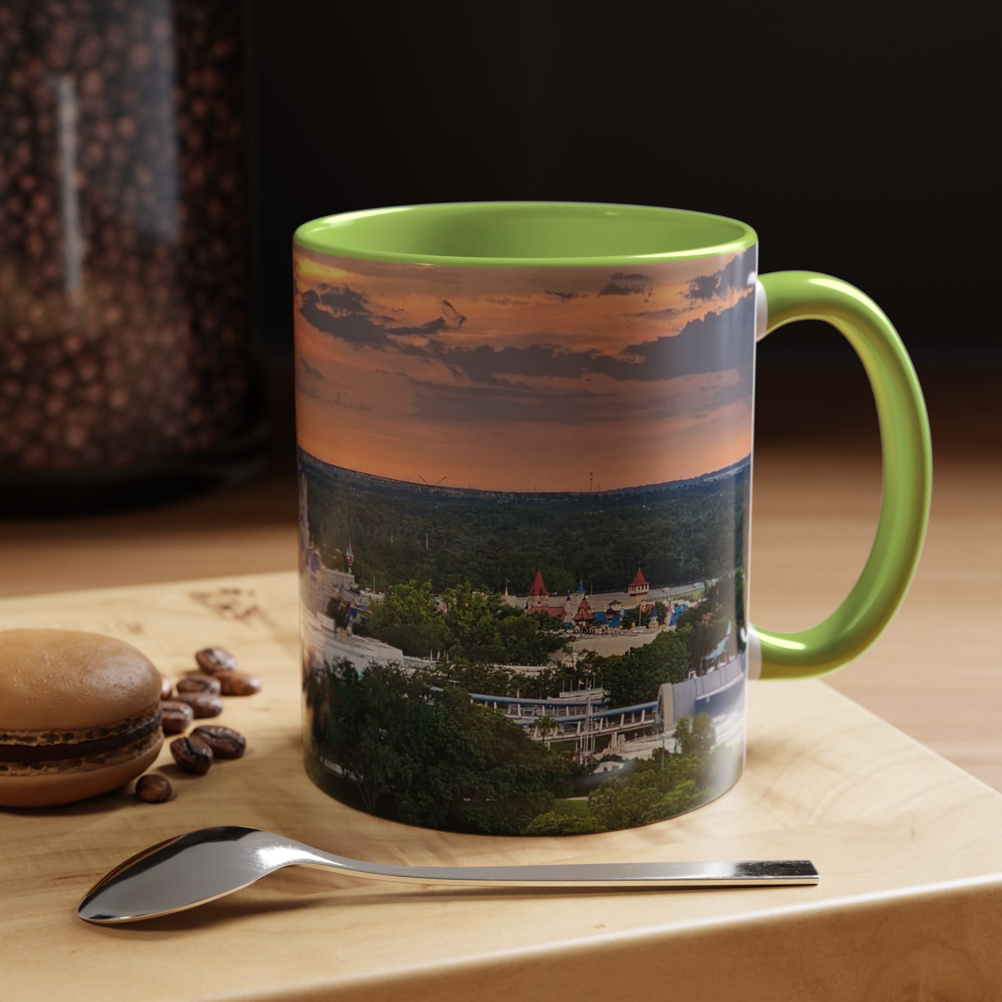 Disney Magic Kingdom Castle Sunset Coffee Mug (Accent, 11/15oz)