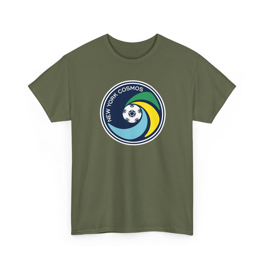 New York Cosmos Retro Logo Cotton T‑Shirt — Vintage Soccer Tee