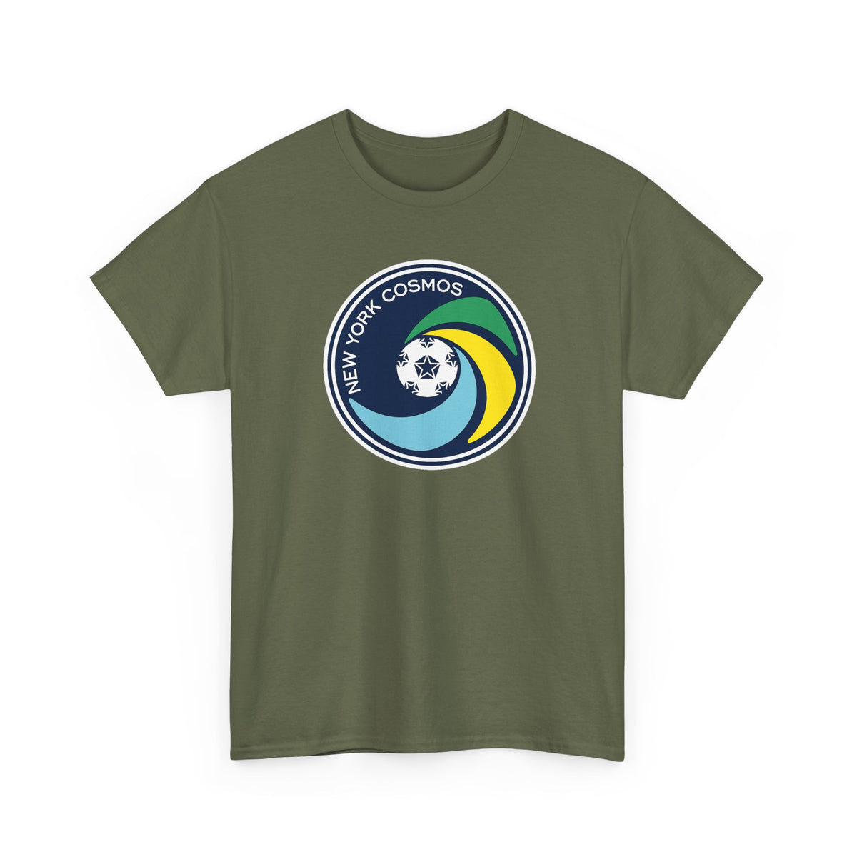 New York Cosmos Retro Logo Cotton T‑Shirt — Vintage Soccer Tee