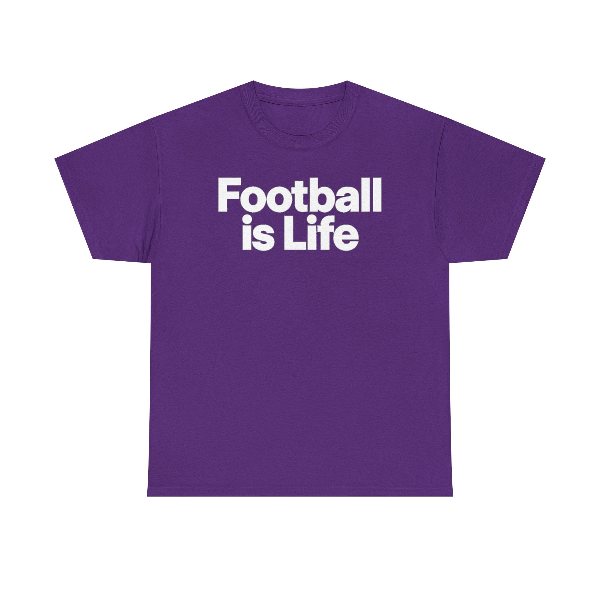 Football Is Life T-Shirt — Bold Graphic Tee for Fans & Players