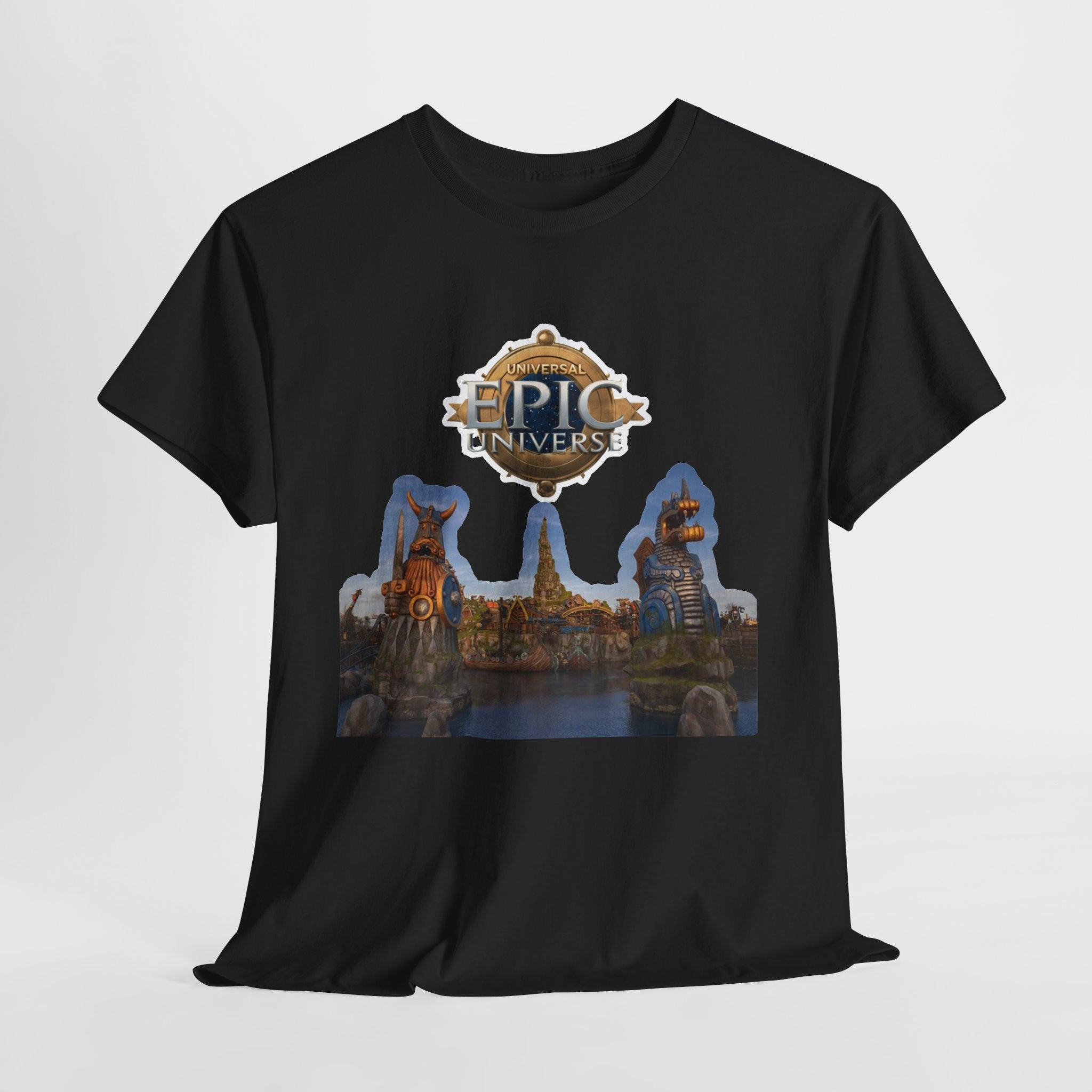 Epic Universe Theme Park T‑Shirt — Iconic Entrance Graphic Tee