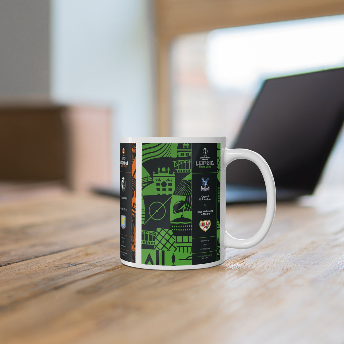 2026 UEFA Finals Programme Covers Inspired Ceramic Coffee Mug (11oz & 15oz)