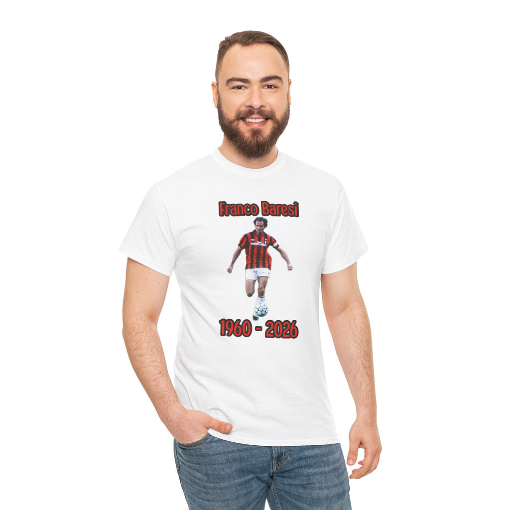 Franco Baresi 1960–2023 Memorial Soccer Tribute Tee