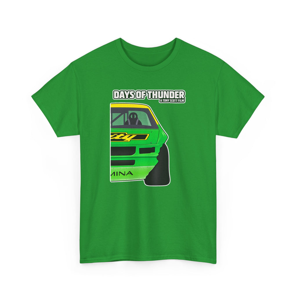 Days of Thunder Racing Car T‑Shirt — Retro Green Muscle Car Tee