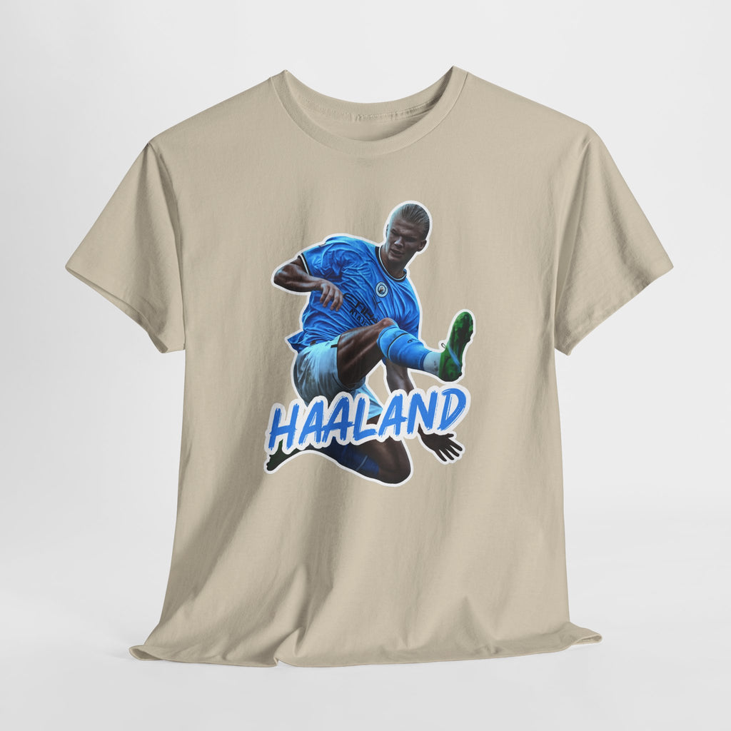 Erling Haaland Manchester City Soccer T‑Shirt – Dynamic Action Graphic Tee