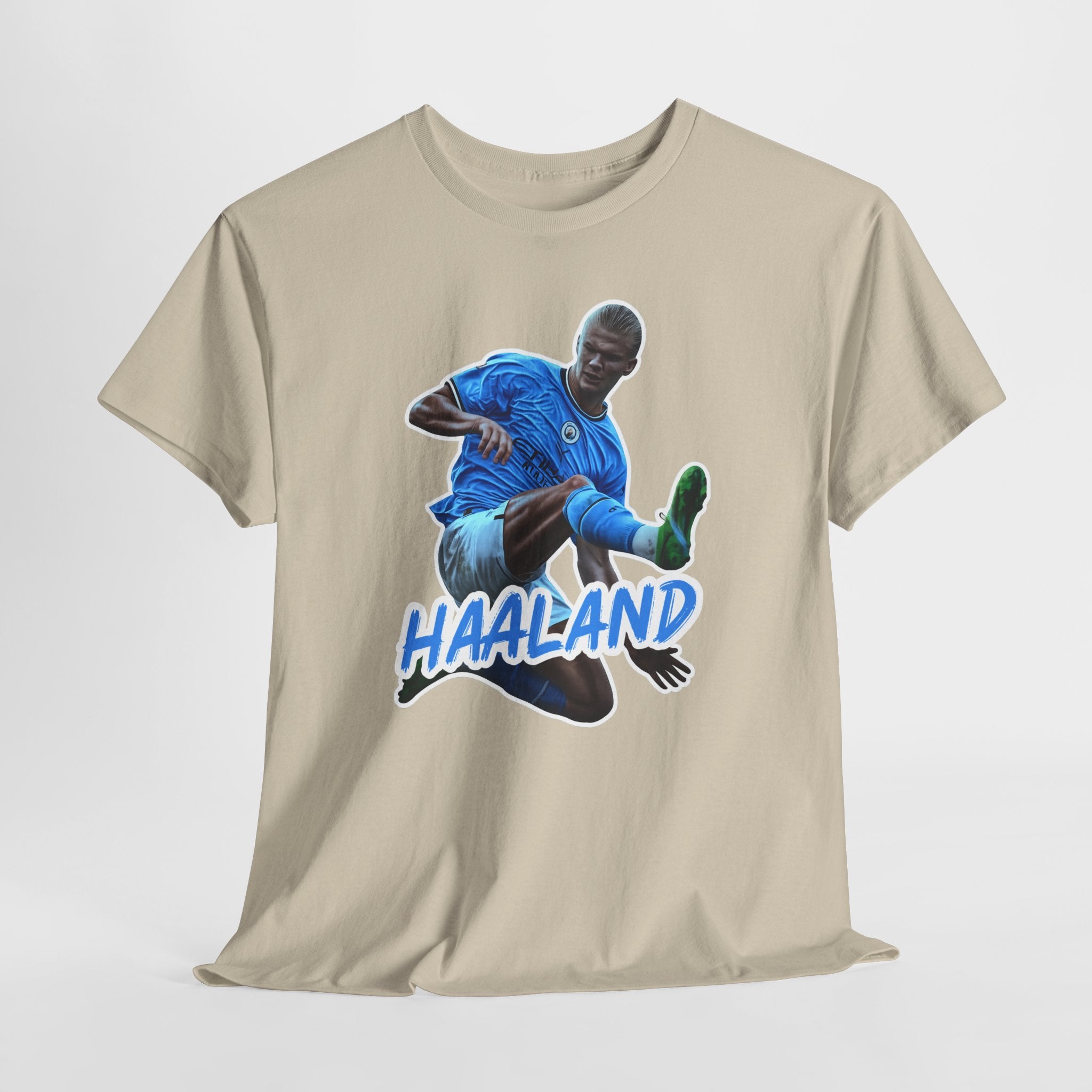 Erling Haaland Manchester City Soccer T‑Shirt – Dynamic Action Graphic Tee