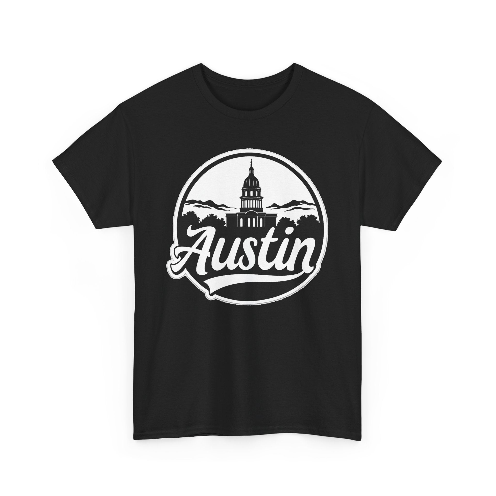 Austin Capitol Graphic Cotton T-Shirt / Tee
