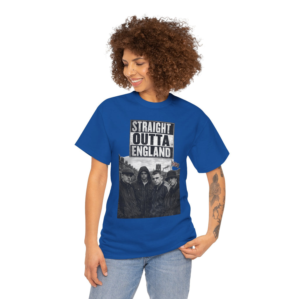 Straight Outta England T-Shirt — Retro Band Photo Tee