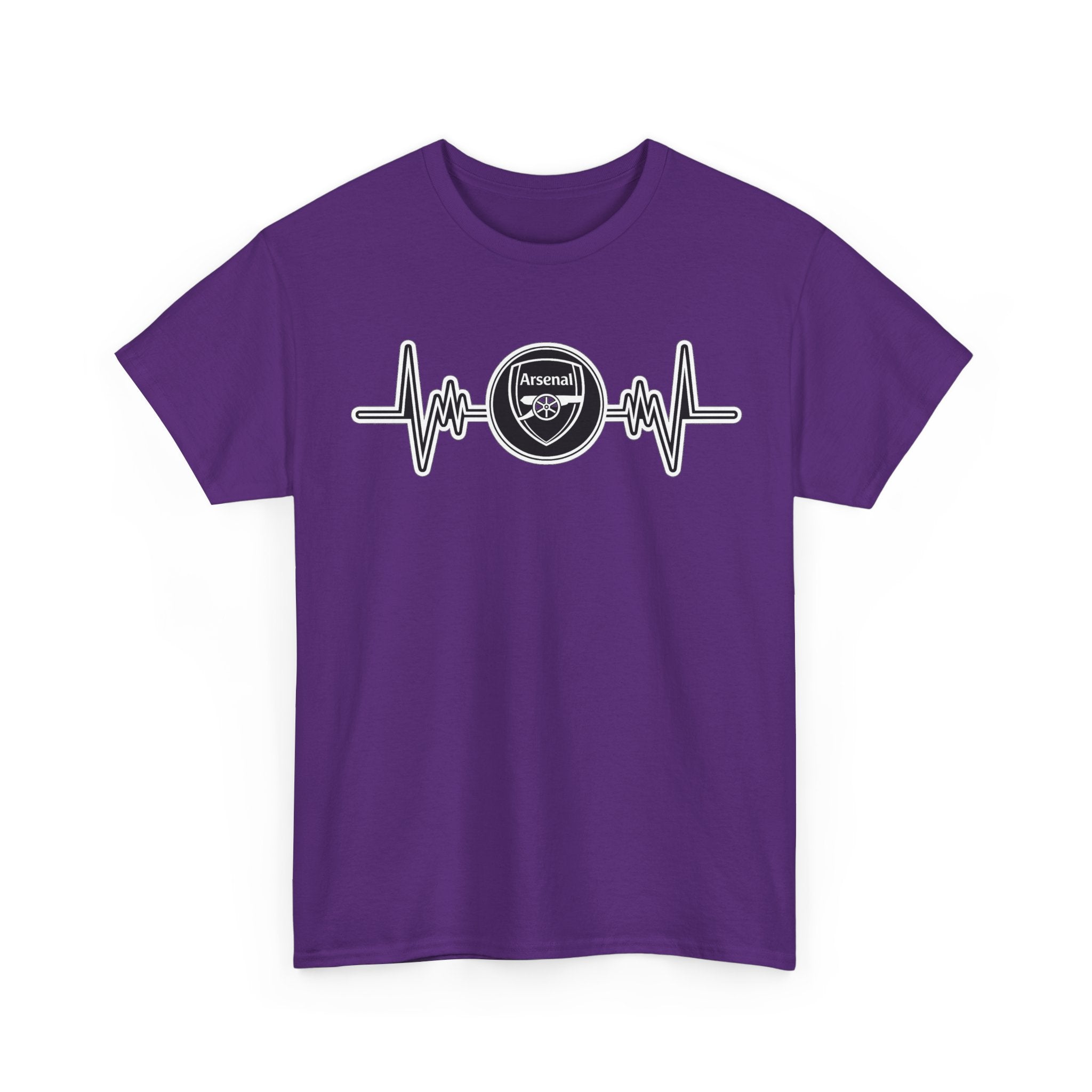 Arsenal Heartbeat T-Shirt — Premier League Fans’ Cotton Tee