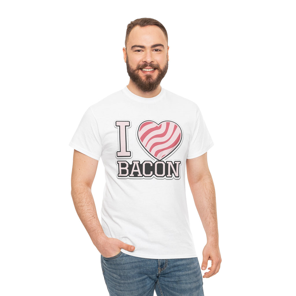 I Heart Bacon T-Shirt — Funny Novelty Bacon Lover Tee