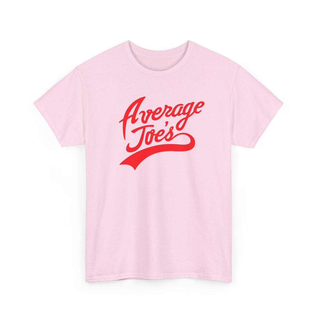 Average Joe's Graphic Tee — Retro Script White T-Shirt