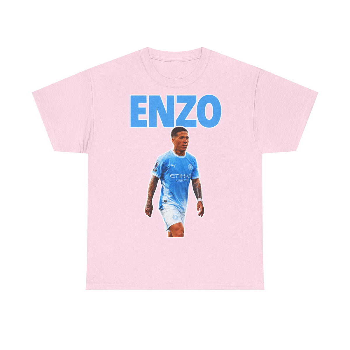 Enzo Fernandez Manchester City Inspired Cotton T-Shirt