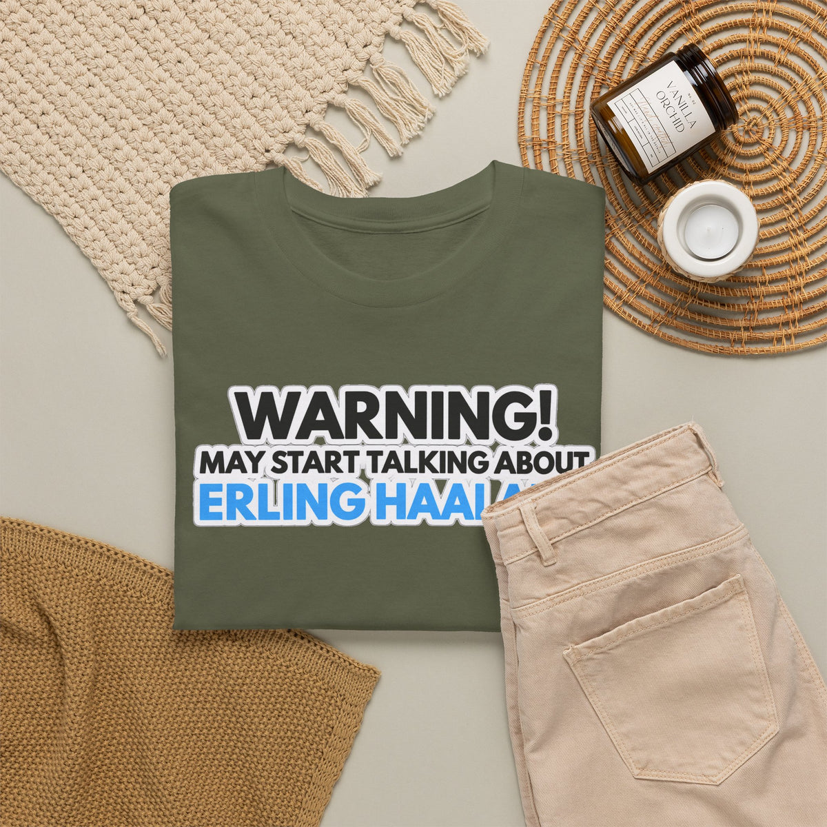 Warning! May Start Talking About Erling Haaland T-Shirt