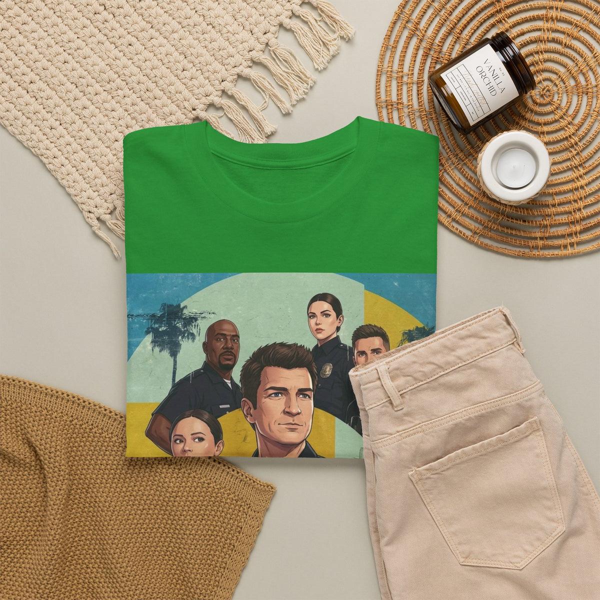 The Rookie TV Cast Graphic Tee — Vintage Poster Style Shirt