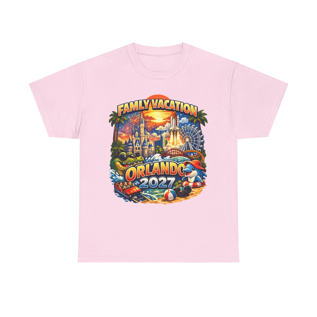 Family Vacation Orlando 2027 T-Shirt — Vintage Theme Park Souvenir Tee