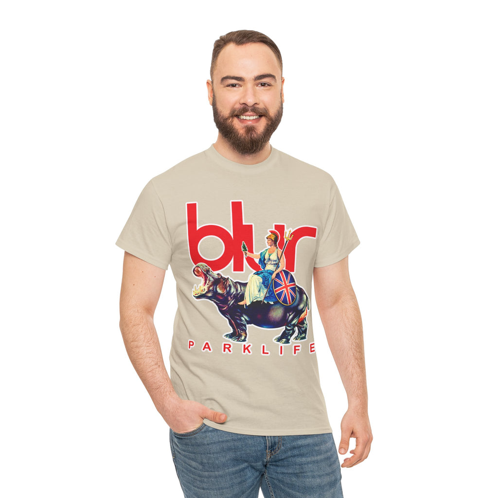 Blur PARKLIFE British Bulldog Graphic Cotton T-Shirt