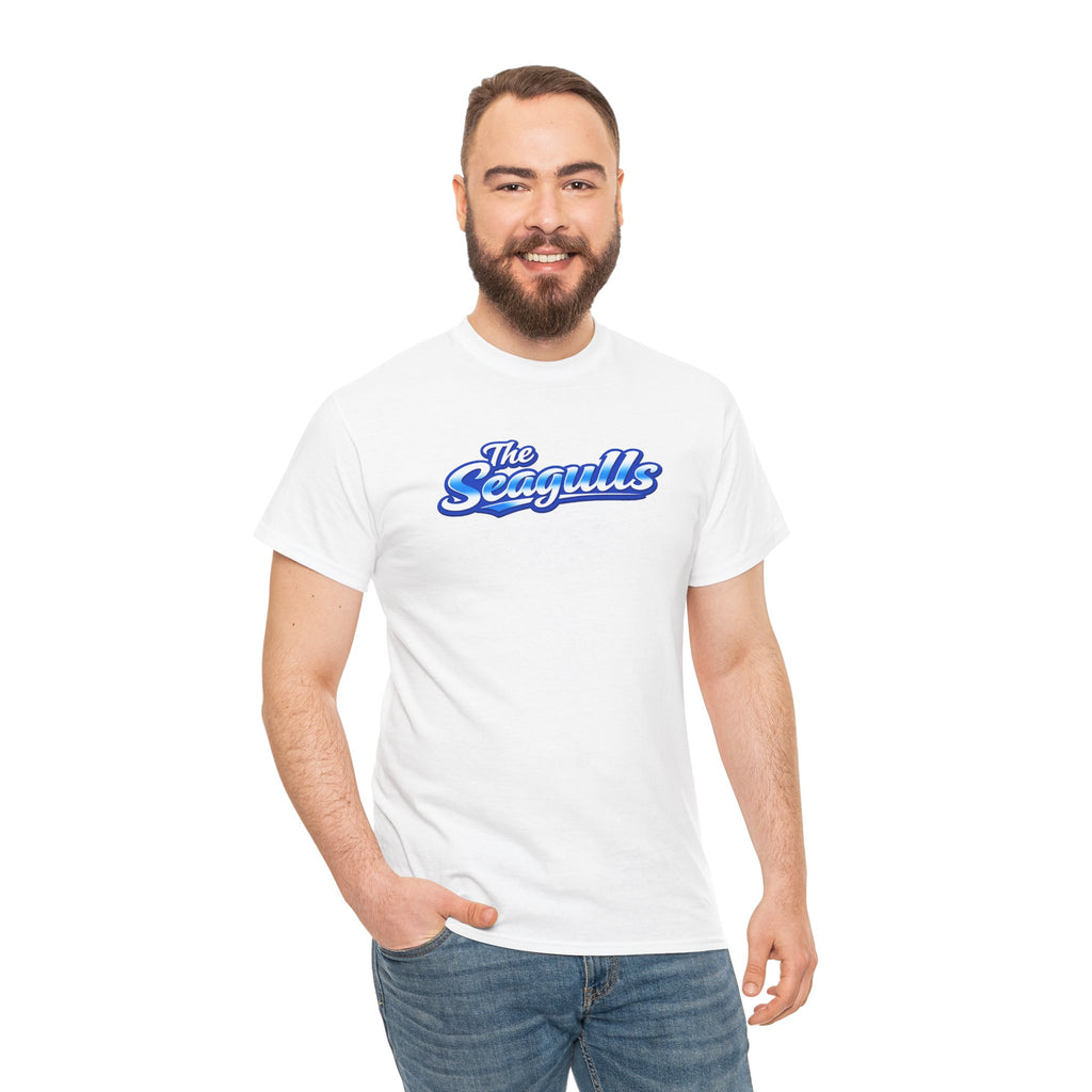 Seagulls Football Script Logo Cotton T-Shirt