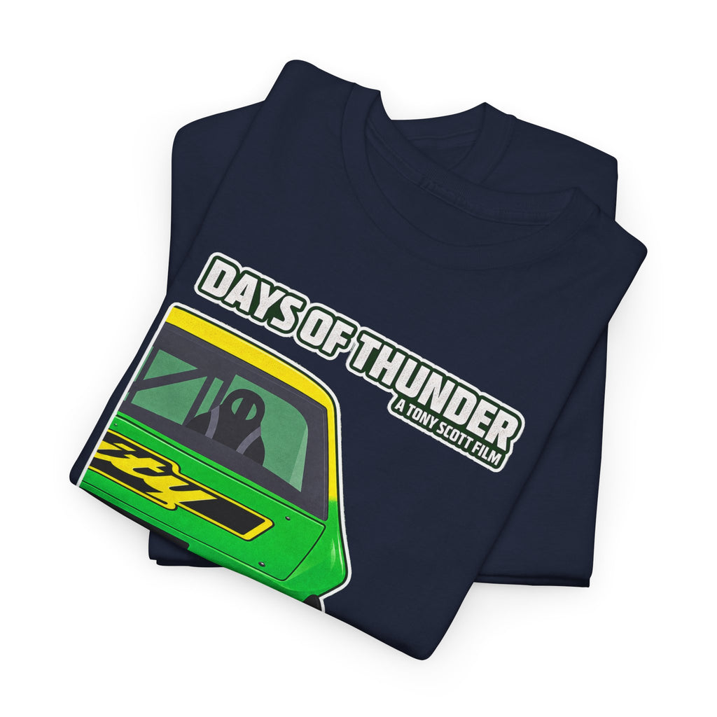 Days of Thunder Racing Car T‑Shirt — Retro Green Muscle Car Tee