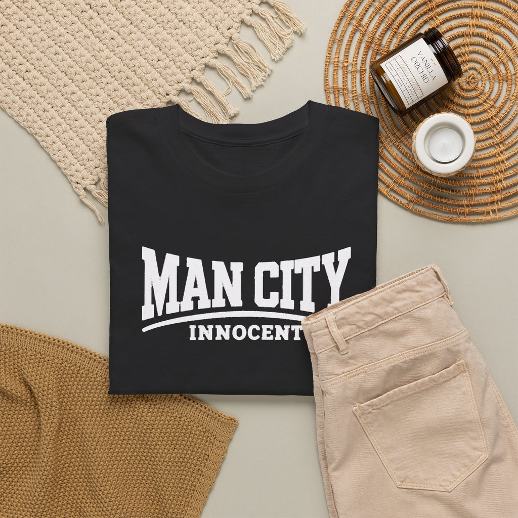 Man City Innocent Cotton T-Shirt / Tee - Vintage Sports Fan Shirt