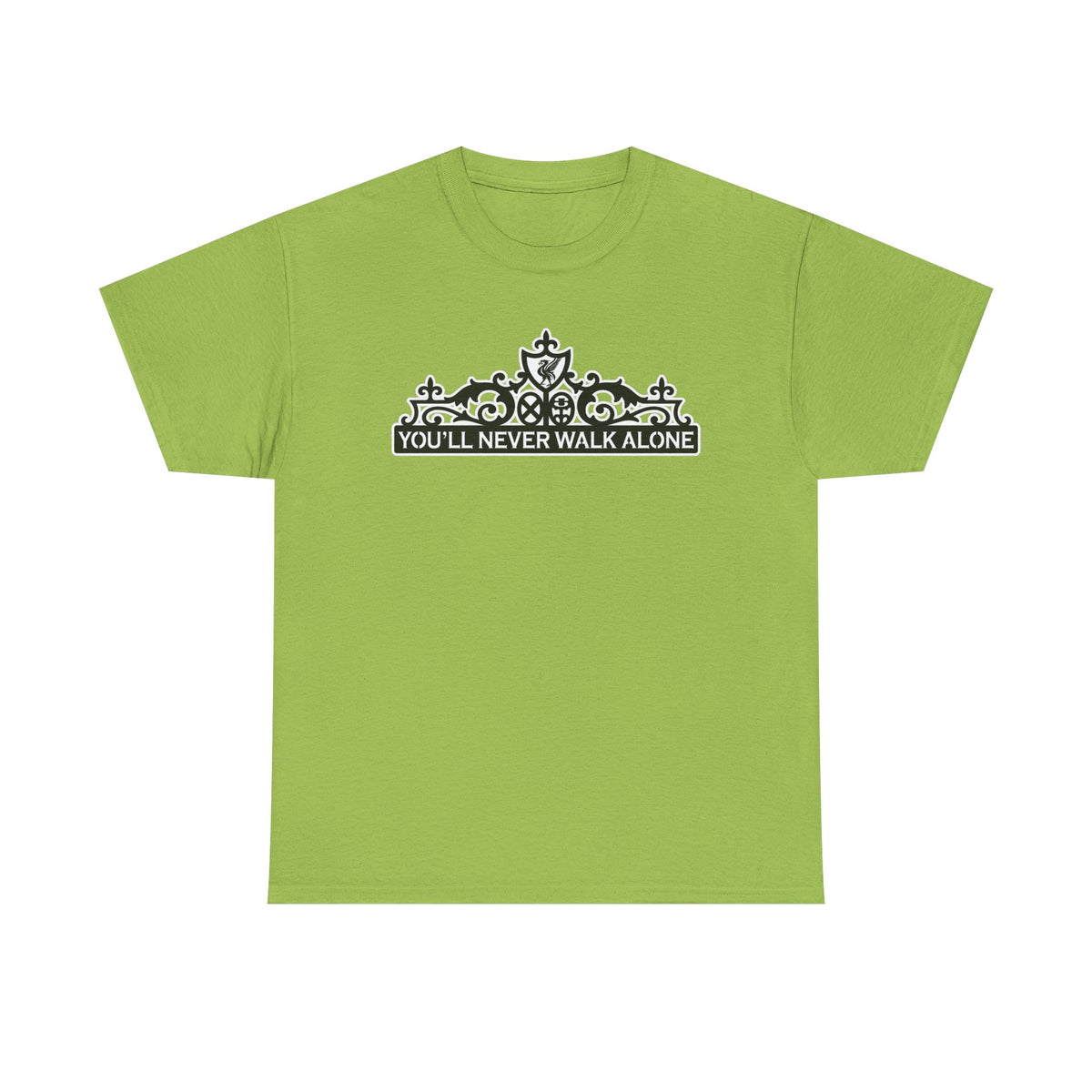 You'll Never Walk Alone T‑Shirt — Liverpool FC Crest Cotton Tee