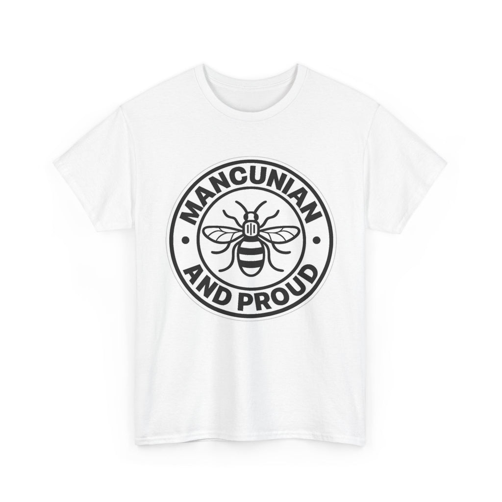 Manchester Bee 'Mancunian and Proud' Cotton T-Shirt