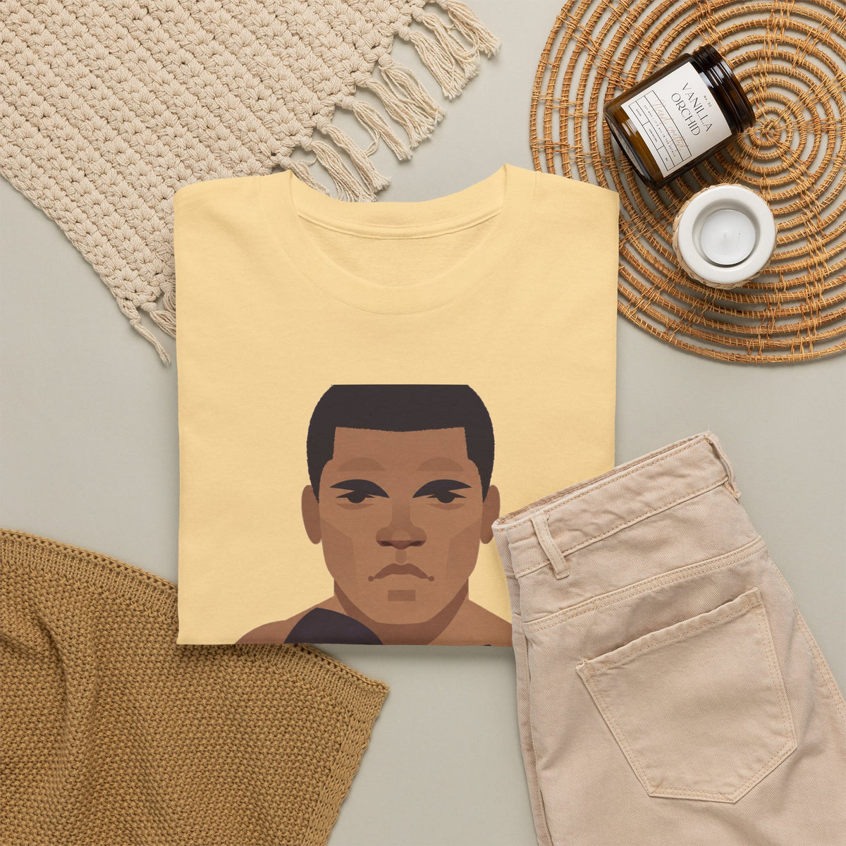 Muhammad Ali Boxing Champion Cotton T-Shirt