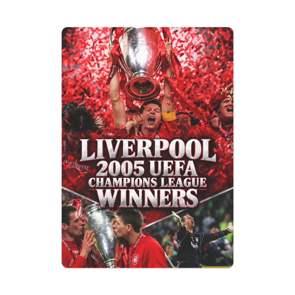 Liverpool 2005 UEFA Champions League Winners Playing / Poker Cards