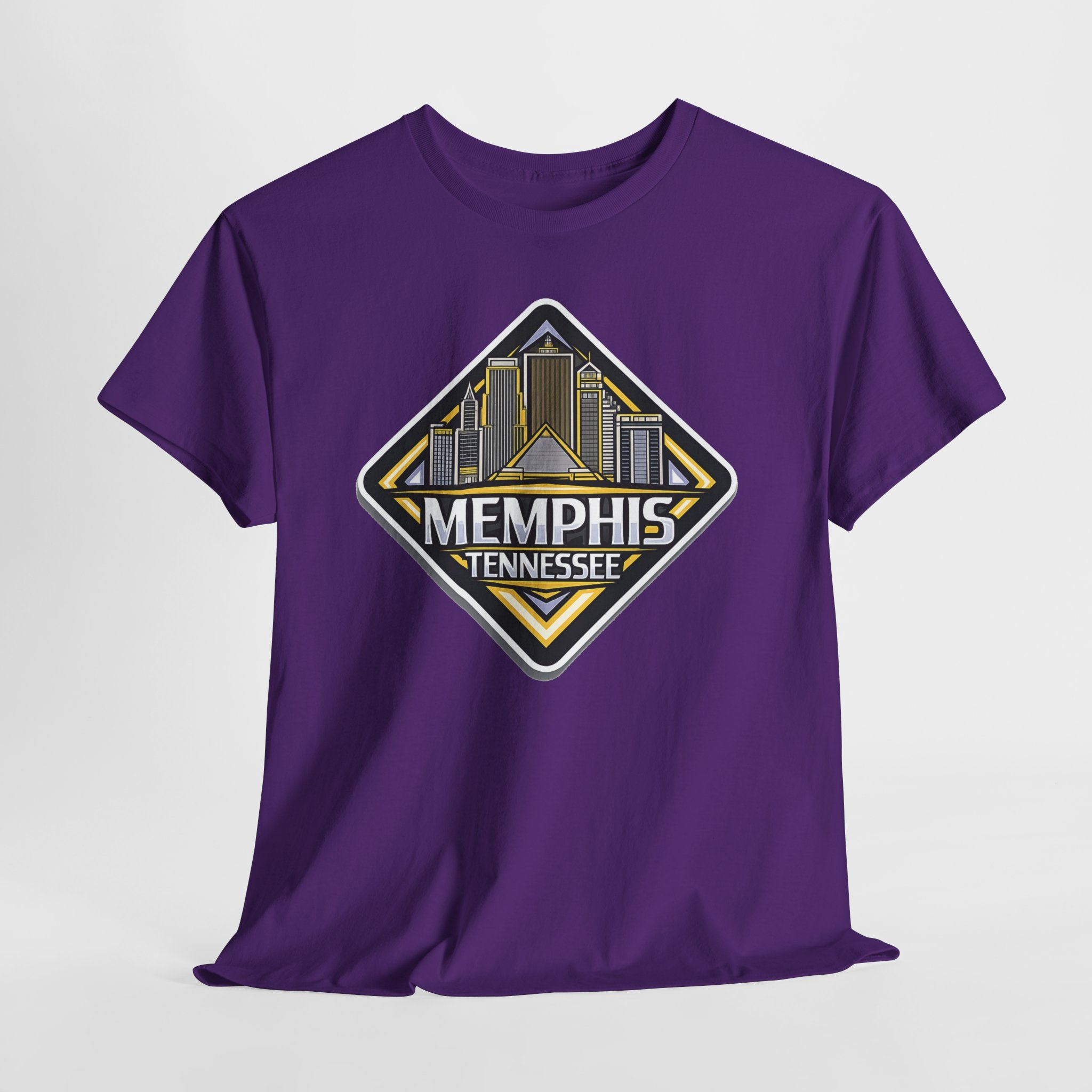 Memphis Tennessee Skyline T‑Shirt — Retro City Badge Tee