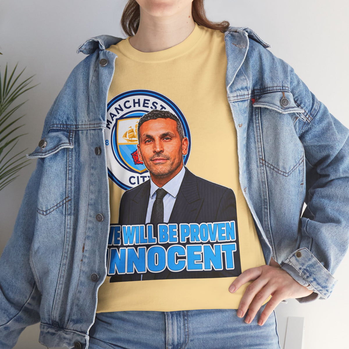 Manchester City “We Will Be Proven Innocent” Fan Cotton T-Shirt