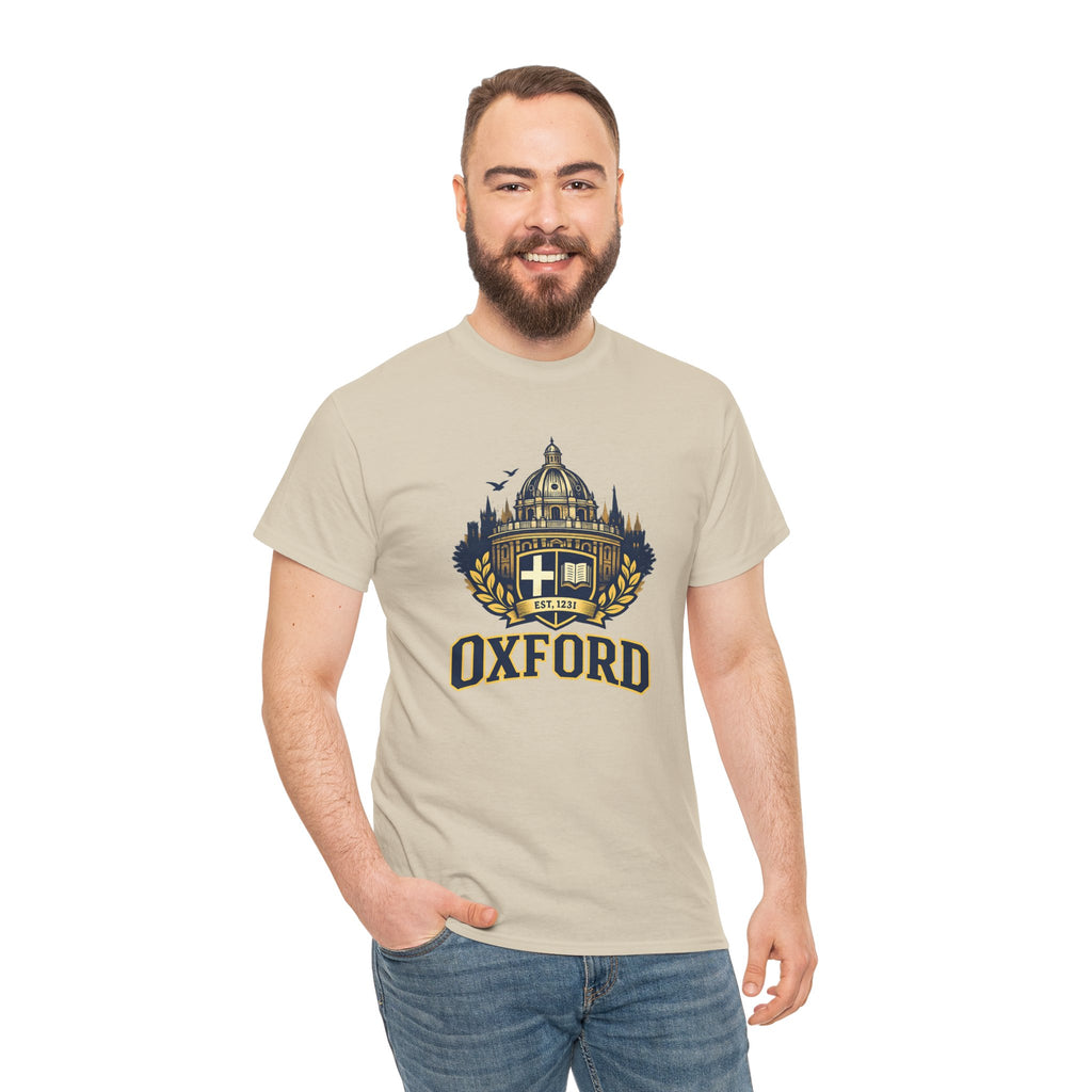 Oxford Crest T-Shirt — Vintage University Graphic Tee