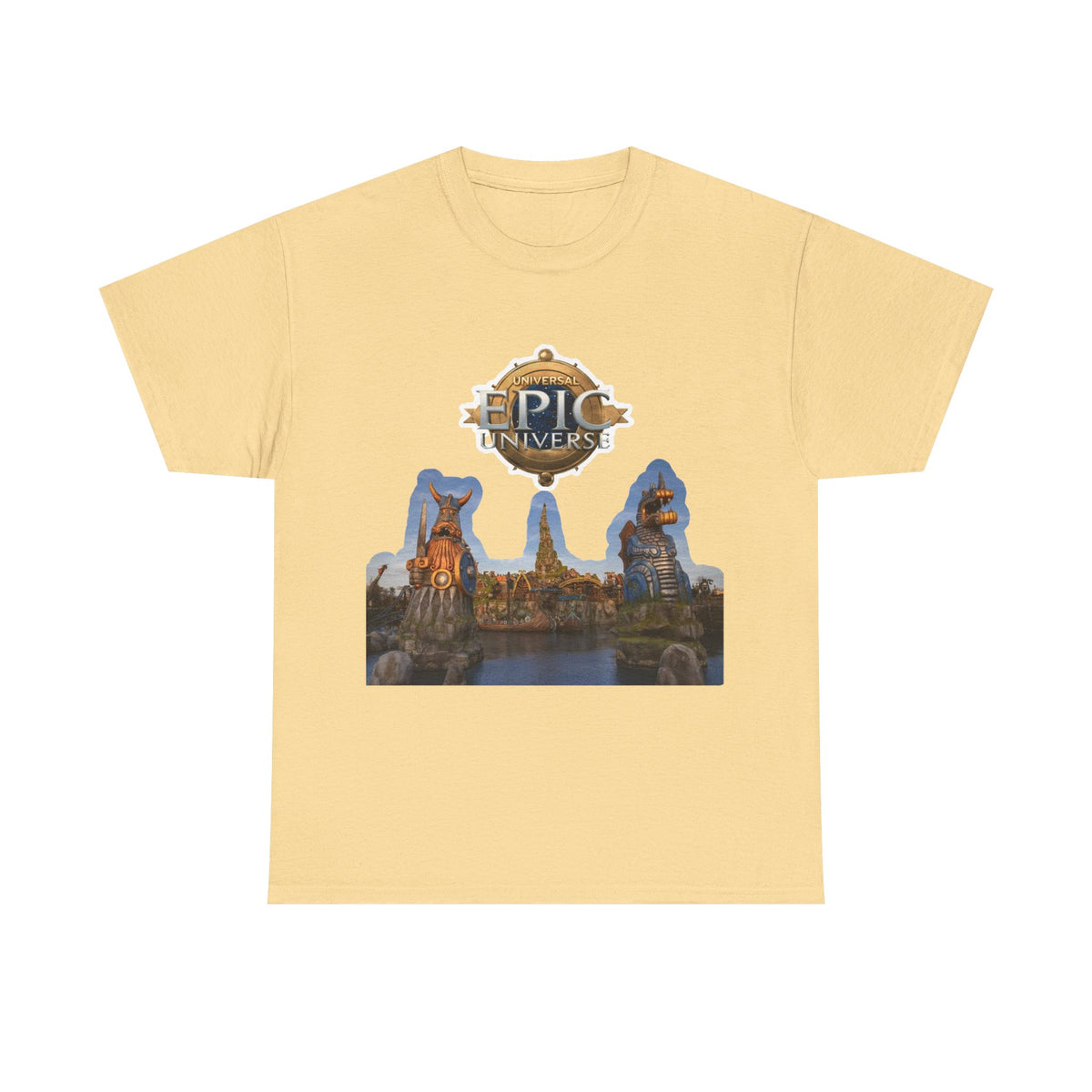 Epic Universe Theme Park T‑Shirt — Iconic Entrance Graphic Tee