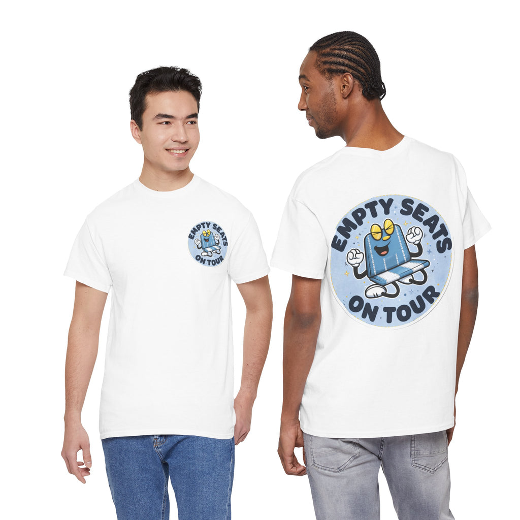 Manchester City T-Shirt — 'Empty Blue Seats On Tour' Retro Skate Graphic Tee