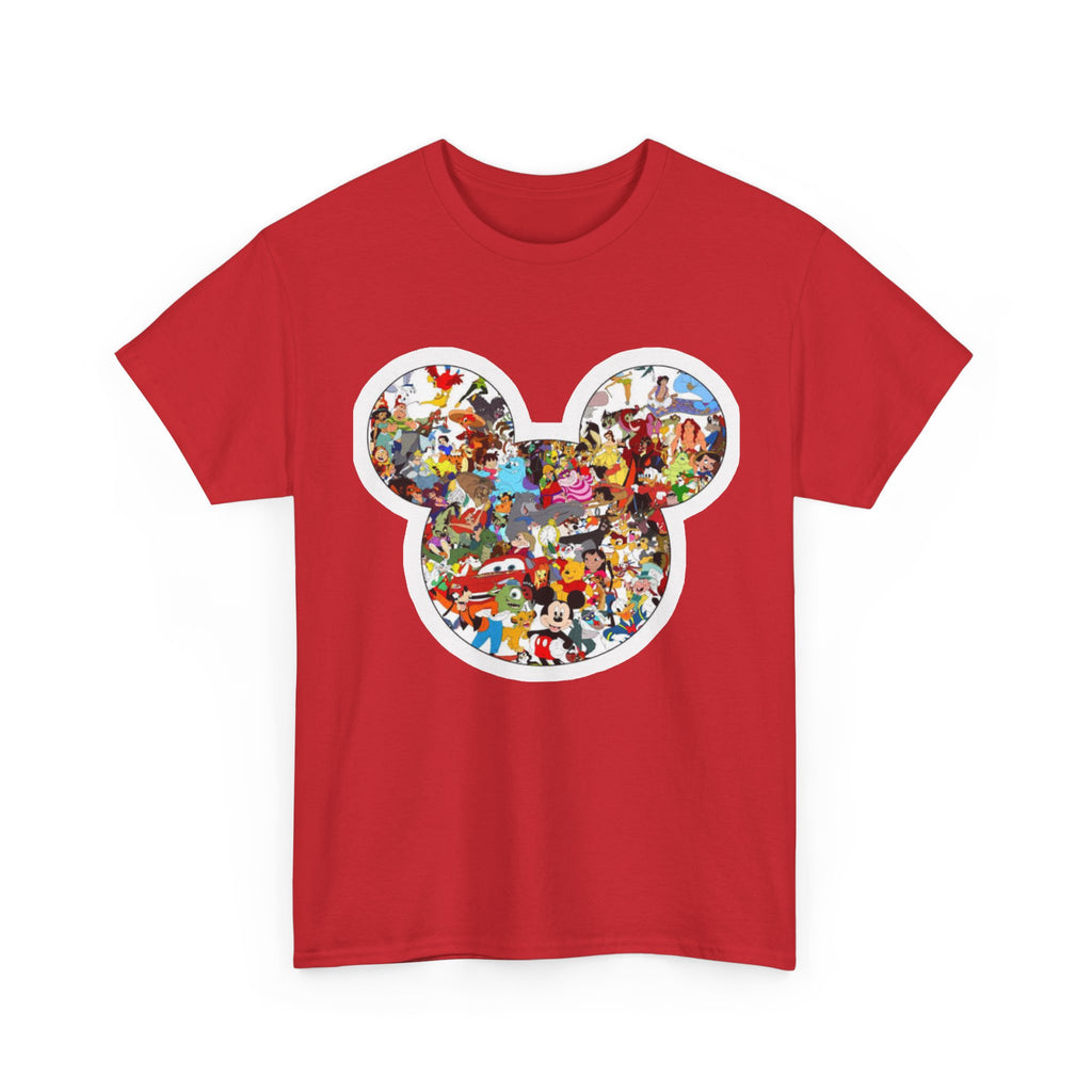 Mickey Collage T-Shirt — Vintage Disney Characters Graphic Tee