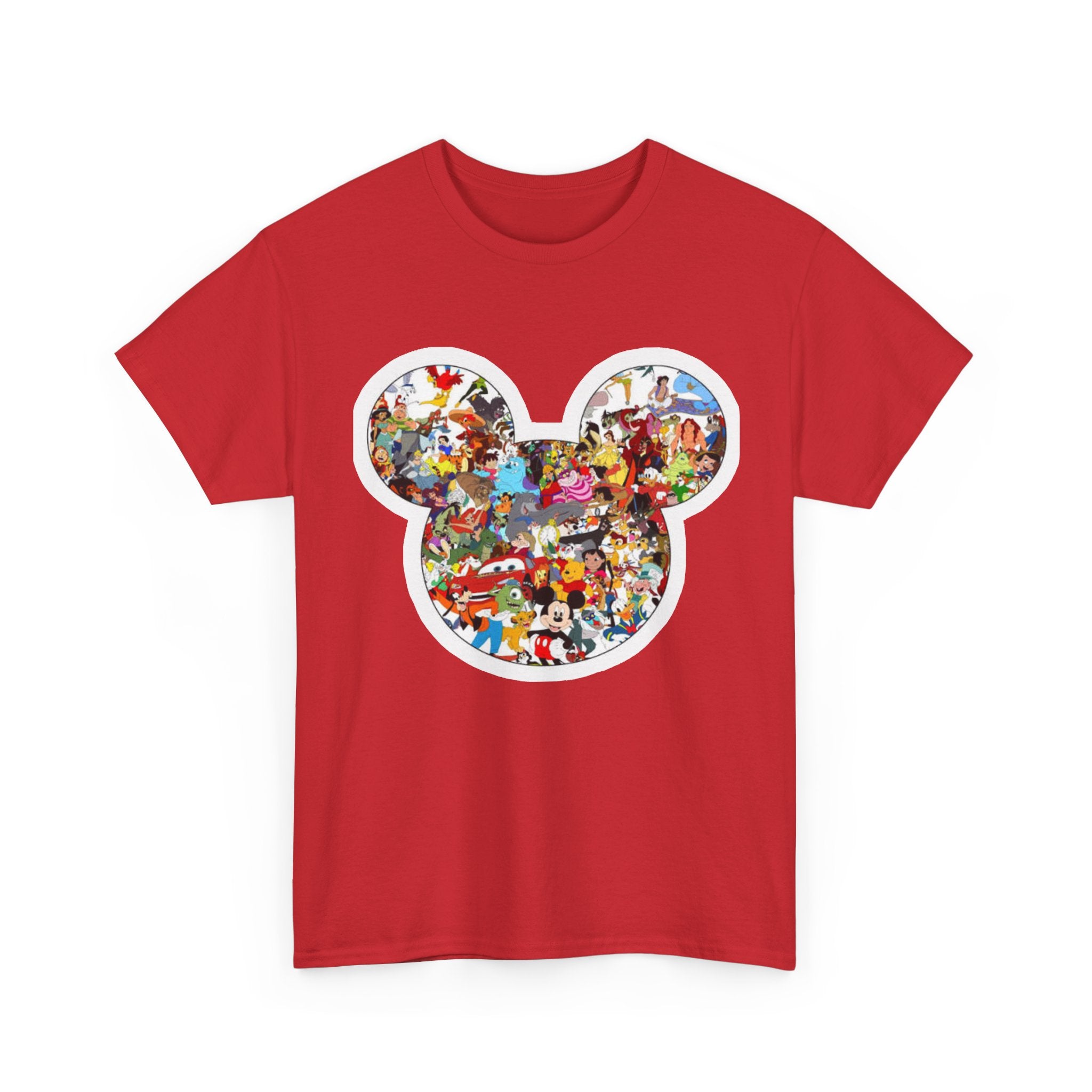 Mickey Collage T-Shirt — Vintage Disney Characters Graphic Tee