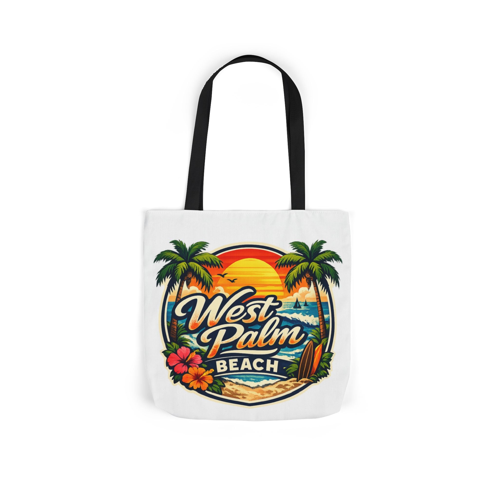 West Palm Beach Vintage Sunset Tote