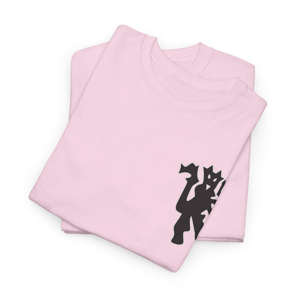 Manchester United Devil Cotton T-Shirt – Retro Trident Football Crest Tee