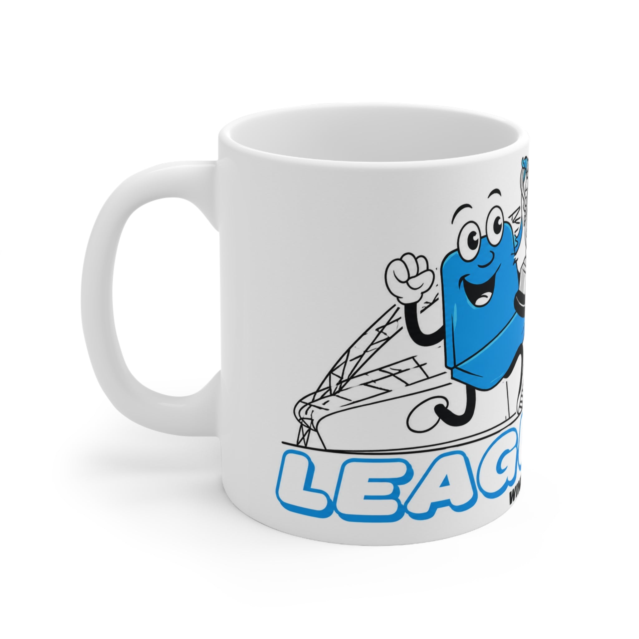 Manchester City League Cup Winners 2026 Trophy Cartoon Design Ceramic Mug (11oz, 15oz)