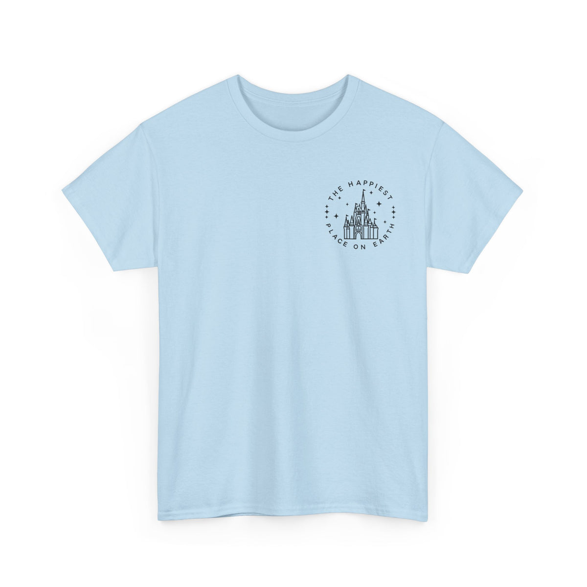 The Happiest Place on Earth Castle Graphic Cotton T-Shirt
