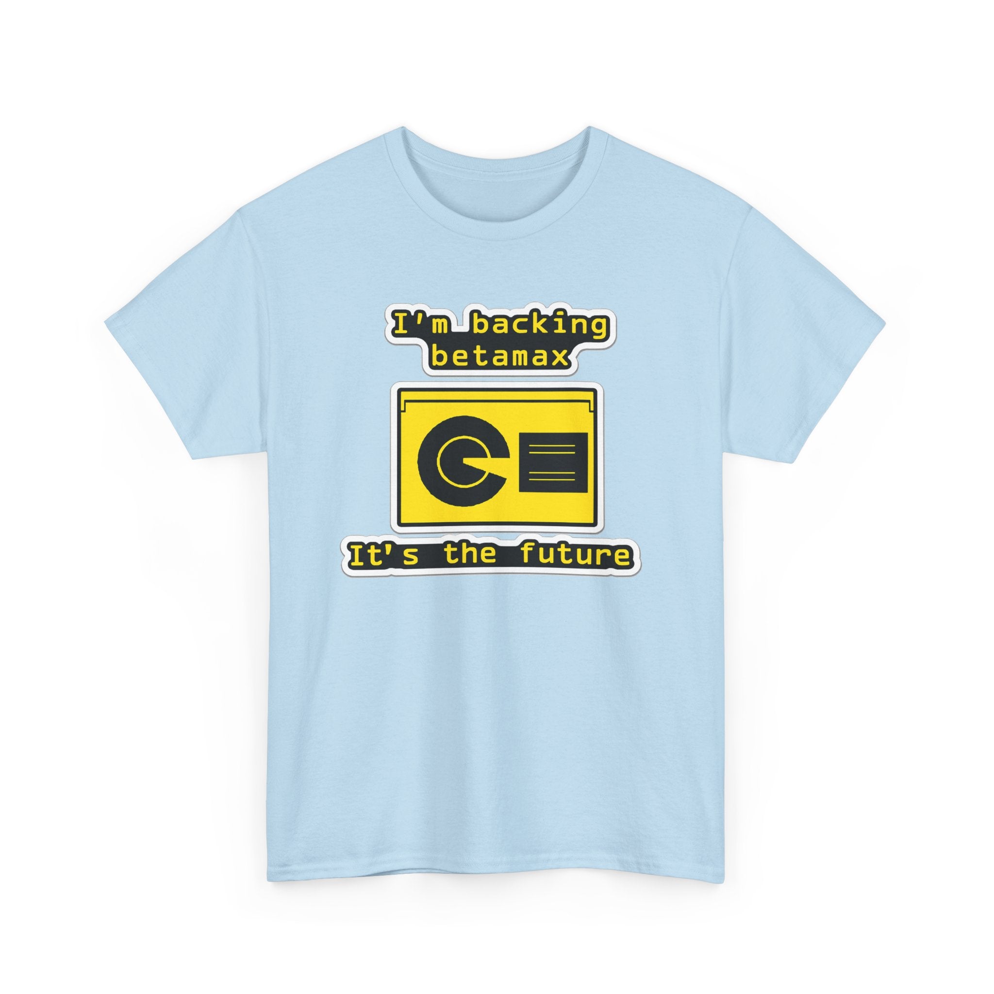Betamax Retro Tee — "I’m backing betamax, it’s the future" Vintage Cassette T-Shirt