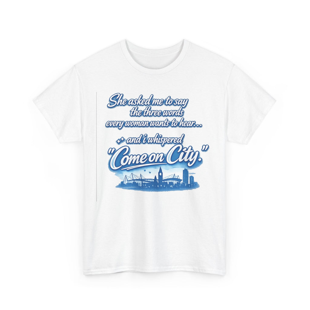 Come on City Skyline Tee — Retro Script Urban Pride T‑Shirt