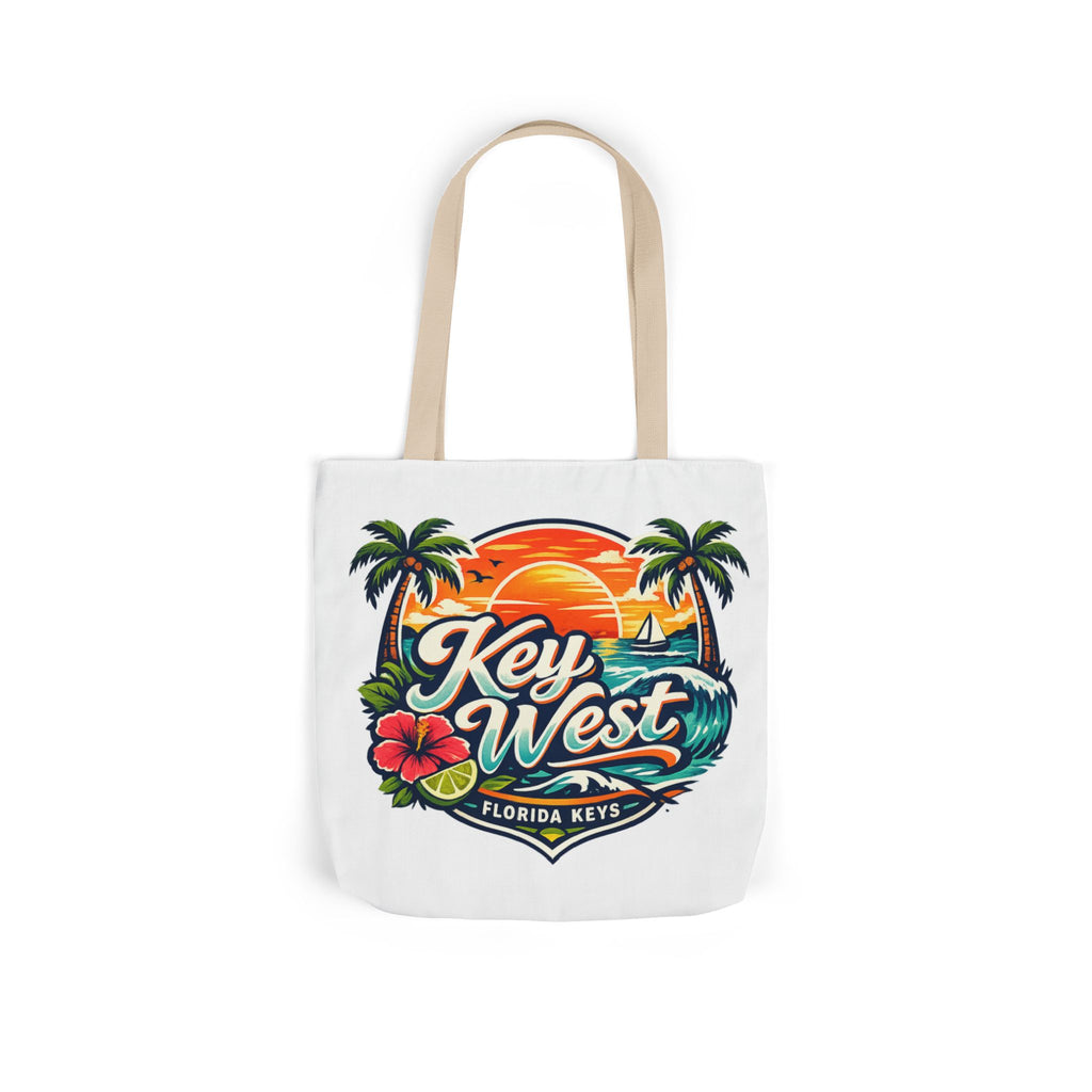 Key West Sunset Canvas Tote