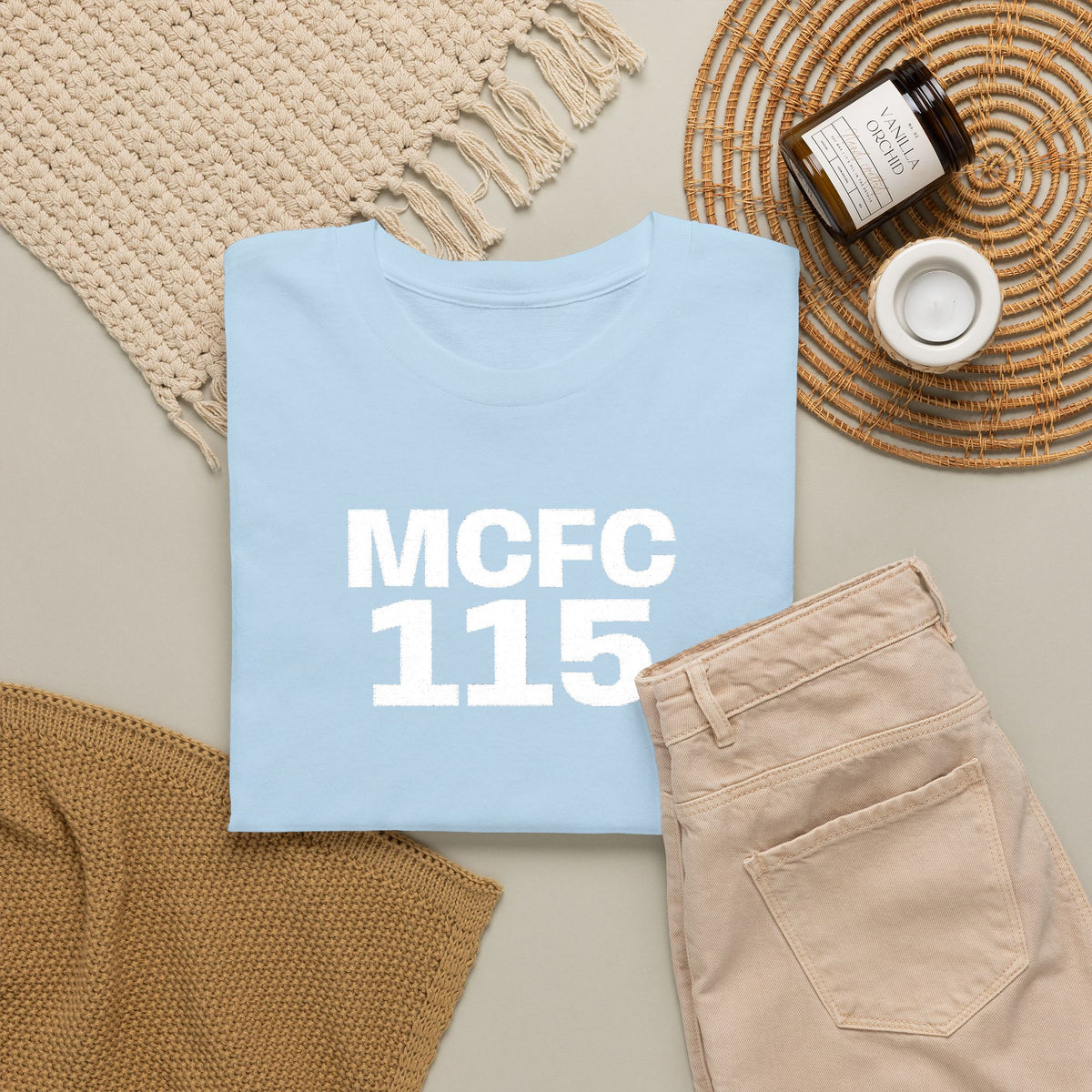 MCFC 115 T-Shirt — Vintage Football Club Number Tee