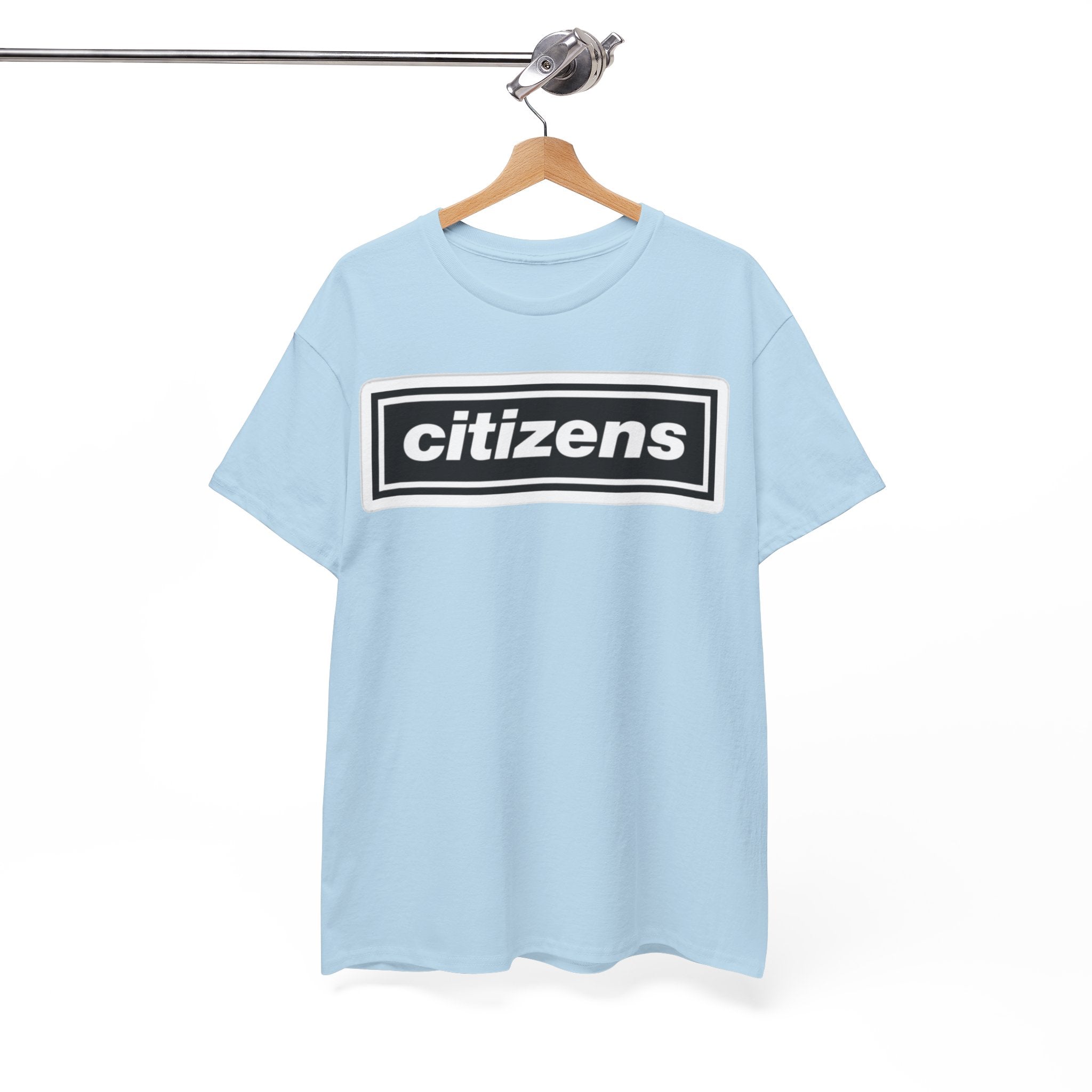 Citizens Manchester City Logo T-Shirt — Minimal Retro Box-Logo Tee