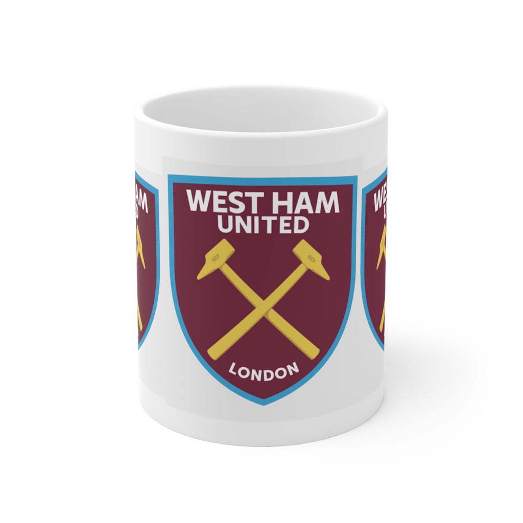 West Ham United Football Mug — Ceramic Coffee Cup (11oz & 15oz)