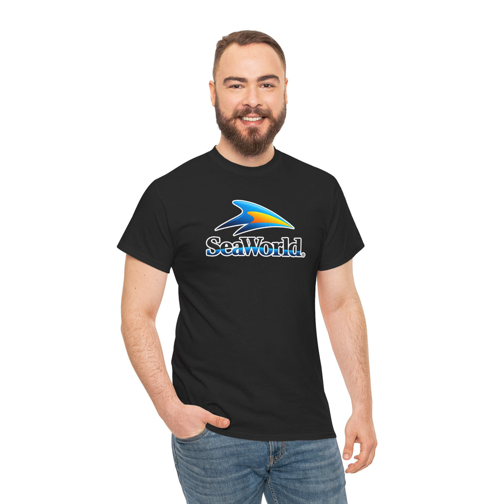 SeaWorld Logo T-Shirt — Classic Ocean Theme Tee