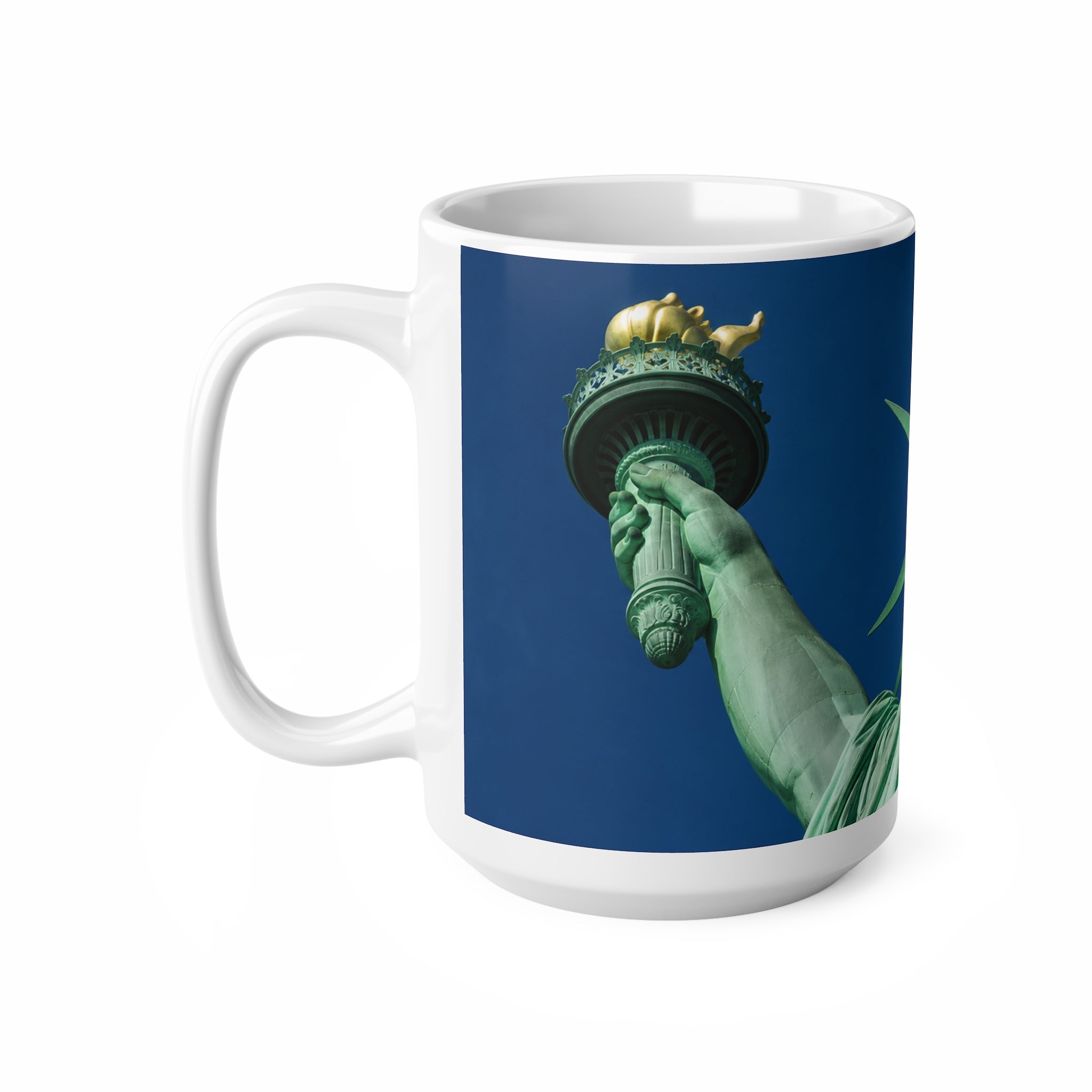 Statue of Liberty Coffee Mug — Patriotic NYC Ceramic Mug (11oz & 15oz)