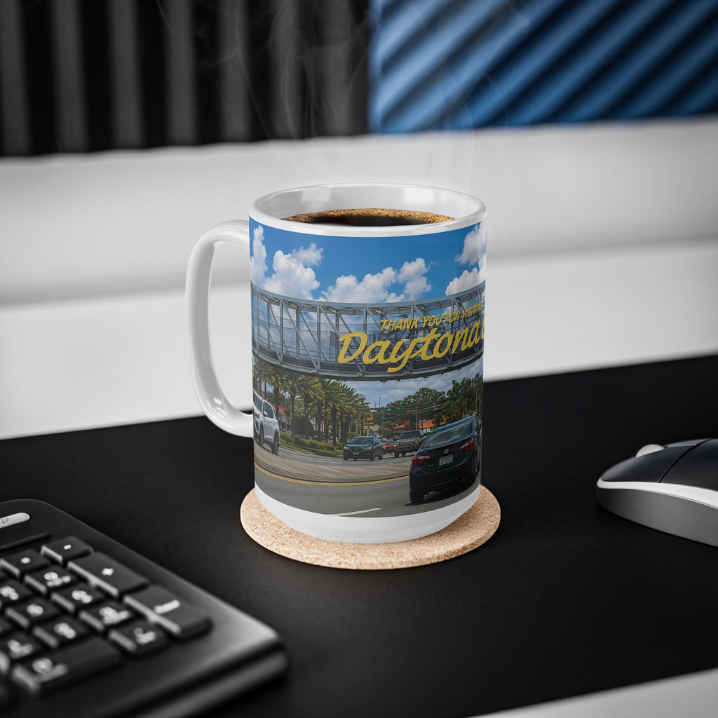 Daytona Beach Scenic Photo Mug — Ceramic Coffee Cup (11oz & 15oz)