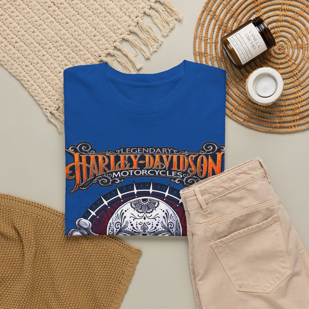 Harley-Davidson Skull Logo Cotton T‑Shirt