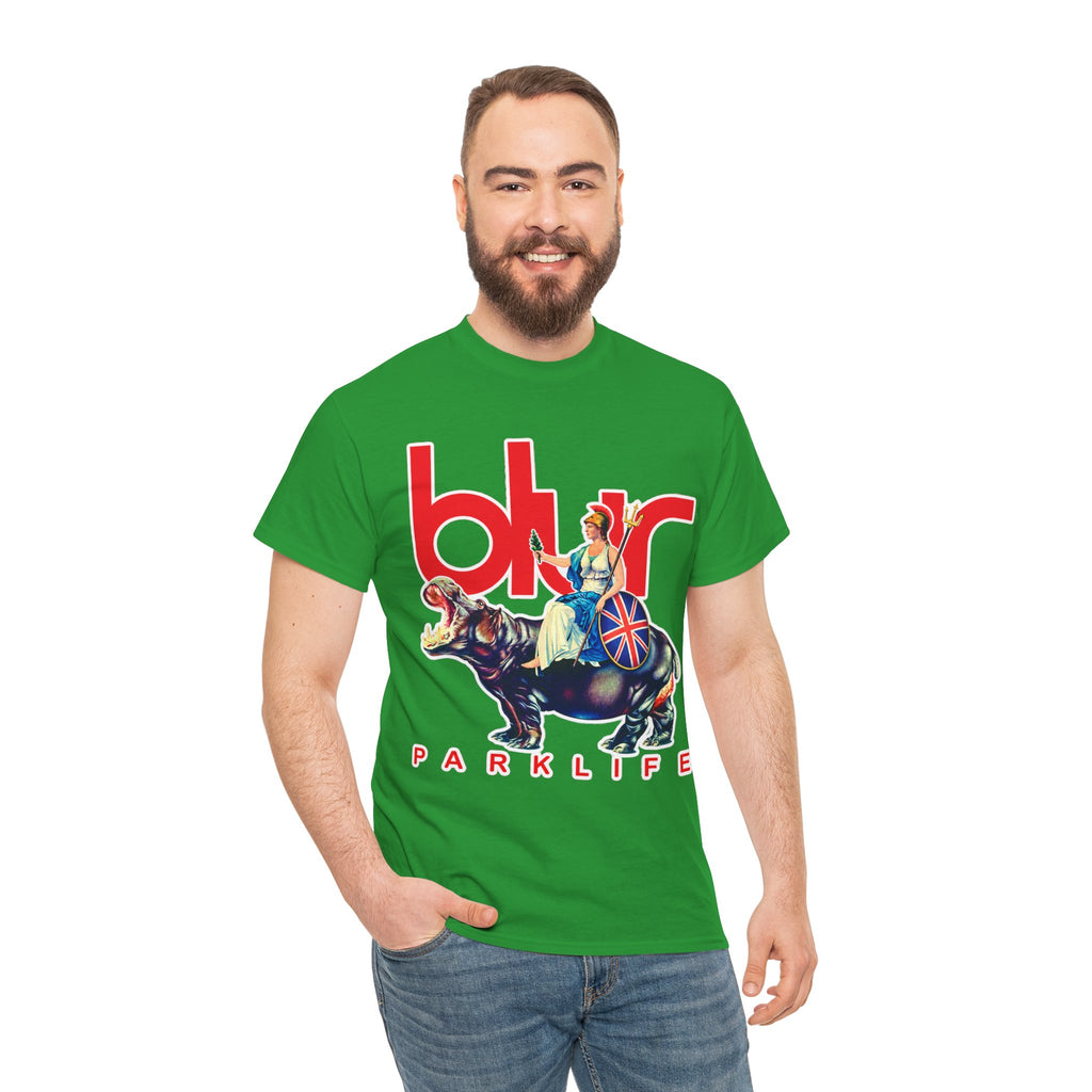 Blur PARKLIFE British Bulldog Graphic Cotton T-Shirt
